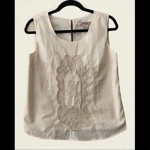 Beige dressy tanktop